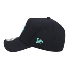 Подростковая Seattle Kraken New Era Deep Sea Blue 9FORTY A-Frame Adjustable Hat