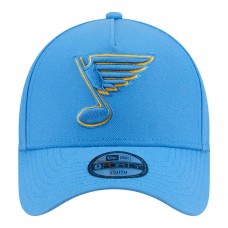 Подростковая St. Louis Blues New Era Blue 9FORTY A-Frame Adjustable Hat