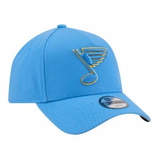 Подростковая St. Louis Blues New Era Blue 9FORTY A-Frame Adjustable Hat
