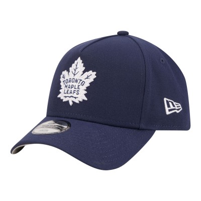 Подростковая Toronto Maple Leafs New Era Blue 9FORTY A-Frame Adjustable Hat