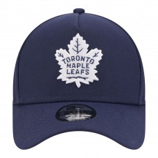 Подростковая Toronto Maple Leafs New Era Blue 9FORTY A-Frame Adjustable Hat