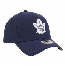Подростковая Toronto Maple Leafs New Era Blue 9FORTY A-Frame Adjustable Hat