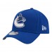 Подростковая Vancouver Canucks New Era Blue 9FORTY A-Frame Adjustable Hat