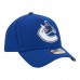 Подростковая Vancouver Canucks New Era Blue 9FORTY A-Frame Adjustable Hat
