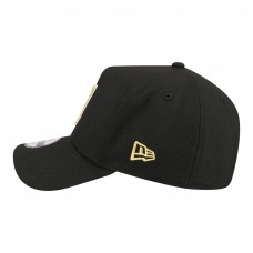 Подростковая Vegas Golden Knights New Era Black 9FORTY A-Frame Adjustable Hat