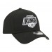 Подростковая Los Angeles Kings New Era Black 9FORTY A-Frame Adjustable Hat