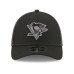 Бейсболка Pittsburgh Penguins New Era Black Neo Mesh 39THIRTY M-Crown Stretch