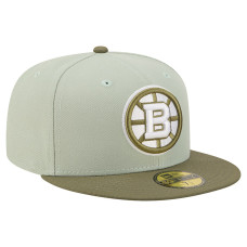 Бейсболка Boston Bruins New Era Sage Green/Olive Color Pack 59FIFTY