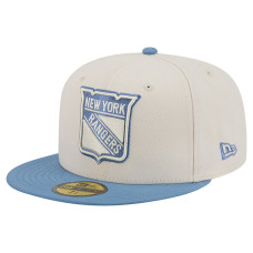 Бейсболка New York Rangers New Era Cream/Blue Color Pack Two-Tone 59FIFTY Бейсболка New York Rangers New Era Cream/Blue Color Pack Two-Tone 59FIFTY