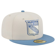 Бейсболка New York Rangers New Era Cream/Blue Color Pack Two-Tone 59FIFTY Бейсболка New York Rangers New Era Cream/Blue Color Pack Two-Tone 59FIFTY