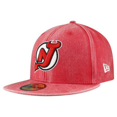Джерси New Devils New Era Red Washed 59FIFTY Fitted Hat