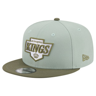 Бейсболка Los Angeles Kings New Era Sage Green/Olive Color Pack 9FIFTY