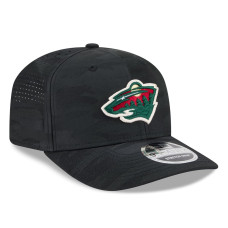 Бейсболка Minnesota Wild New Era Black Camo 9SEVENTY Perforated