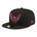 Бейсболка Washington Capitals New Era Black Color Pop 59FIFTY