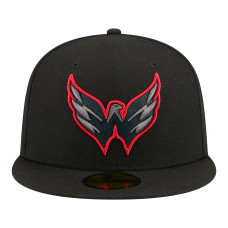 Бейсболка Washington Capitals New Era Black Color Pop 59FIFTY