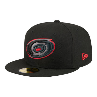 Бейсболка Carolina Hurricanes New Era Black Color Pop 59FIFTY