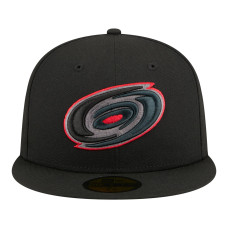 Бейсболка Carolina Hurricanes New Era Black Color Pop 59FIFTY
