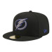 Бейсболка Tampa Bay Lightning New Era Black Color Pop 59FIFTY
