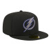 Бейсболка Tampa Bay Lightning New Era Black Color Pop 59FIFTY
