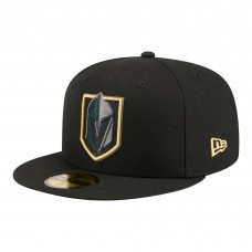 Бейсболка Vegas Golden Knights New Era Black Color Pop 59FIFTY