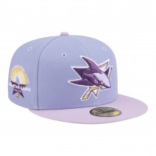 Бейсболка San Jose Sharks New Era Light Purple/Purple Lavender Bloom 59FIFTY