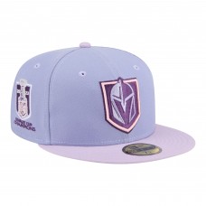 Бейсболка Vegas Golden Knights New Era Light Purple/Purple Lavender Bloom 59FIFTY