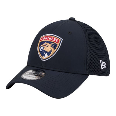 Бейсболка Florida Panthers New Era Navy Logo 39THIRTY