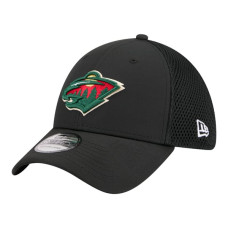 Бейсболка Minnesota Wild New Era Black Logo 39THIRTY Бейсболка Minnesota Wild New Era Black Logo 39THIRTY