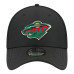 Бейсболка Minnesota Wild New Era Black Logo 39THIRTY