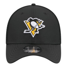Бейсболка Pittsburgh Penguins New Era Black Logo 39THIRTY