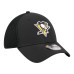 Бейсболка Pittsburgh Penguins New Era Black Logo 39THIRTY