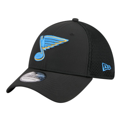 Бейсболка St. Louis Blues New Era Black Logo 39THIRTY