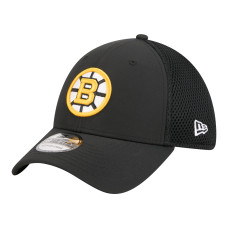 Бейсболка Boston Bruins New Era Black Logo 39THIRTY