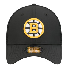 Бейсболка Boston Bruins New Era Black Logo 39THIRTY