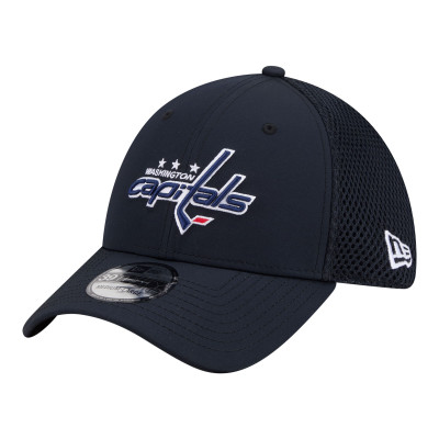 Бейсболка Washington Capitals New Era Navy Logo 39THIRTY