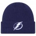 Tampa Bay Lightning New Era Blue Waffle Cuffed Knit Hat Tampa Bay Lightning New Era Blue Waffle Cuffed Knit Hat