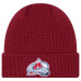 Colorado Avalanche New Era Burgundy Waffle Cuffed Knit Hat Colorado Avalanche New Era Burgundy Waffle Cuffed Knit Hat