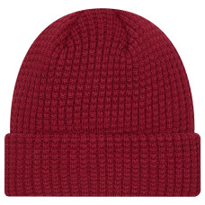 Colorado Avalanche New Era Burgundy Waffle Cuffed Knit Hat Colorado Avalanche New Era Burgundy Waffle Cuffed Knit Hat