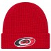 Carolina Hurricanes New Era Red Waffle Cuffed Knit Hat