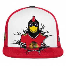 Подростковая Chicago Blackhawks Mitchell & Ness Red Mascot Snapback Hat