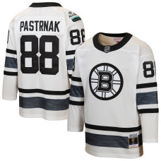 Детская джерси Boston Bruins David Pastrnak Mitchell & Ness White 2019 All-Star Game Power Play