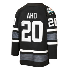 Подростковая Carolina Hurricanes Sebastian Aho Mitchell & Ness Black 2019 All-Star Game Power Play Jersey