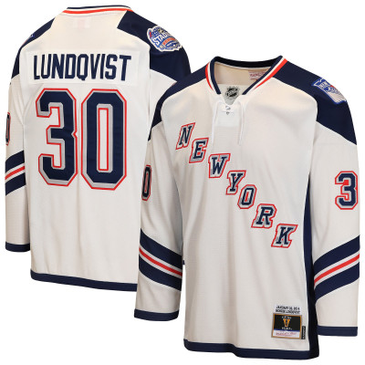Детская джерси New York Rangers Henrik Lundqvist Mitchell & Ness White 2014 Stadium Series Power Play