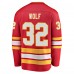 Джерси Calgary Flames Dustin Wolf Fanatics Red Home Breakaway