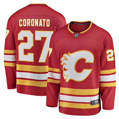 Джерси Calgary Flames Matt Coronato Fanatics Red Home Breakaway