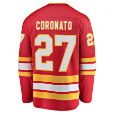 Джерси Calgary Flames Matt Coronato Fanatics Red Home Breakaway