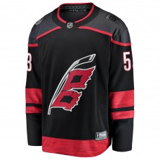 Джерси Carolina Hurricanes Jackson Blake Fanatics Black Home Breakaway