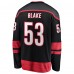 Джерси Carolina Hurricanes Jackson Blake Fanatics Black Home Breakaway