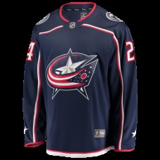 Джерси Columbus Blue Jackets Mathieu Olivier Fanatics Navy Home Breakaway