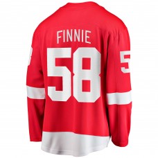 Джерси Detroit Red Wings Emmitt Finnie Fanatics Red Home Breakaway